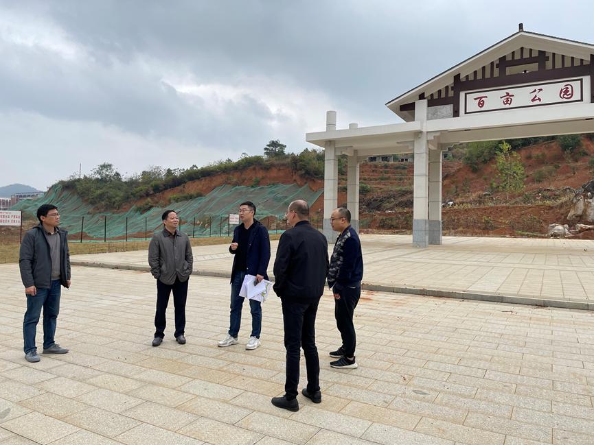 萬寶投資集團副總經理謝緯帶隊進行專項債項目現(xiàn)場調研